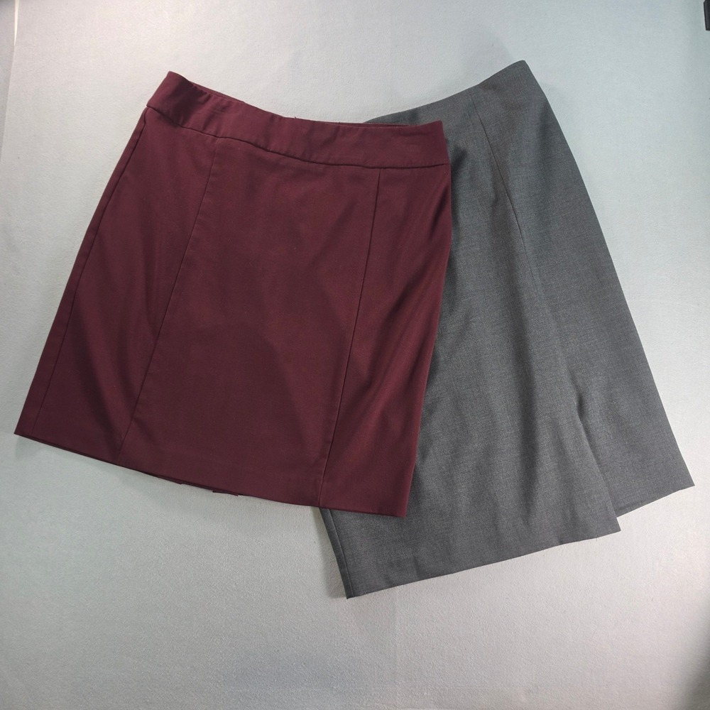 Lot of 2 Womens Pencil Skirts Size 12 Business Office Casual Workwear